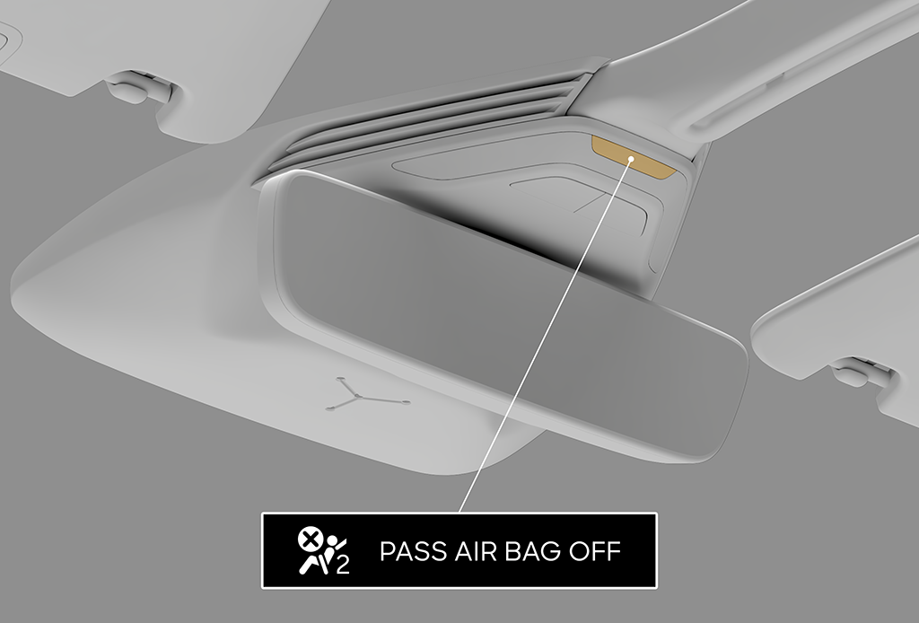 Passenger airbag weight clearance requirement